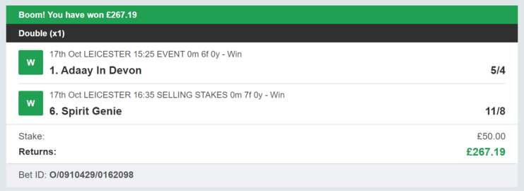 Secure Betting Winners - Winner - 10/07/2023