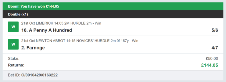 Secure Betting Winners - Winner - 10/07/2023